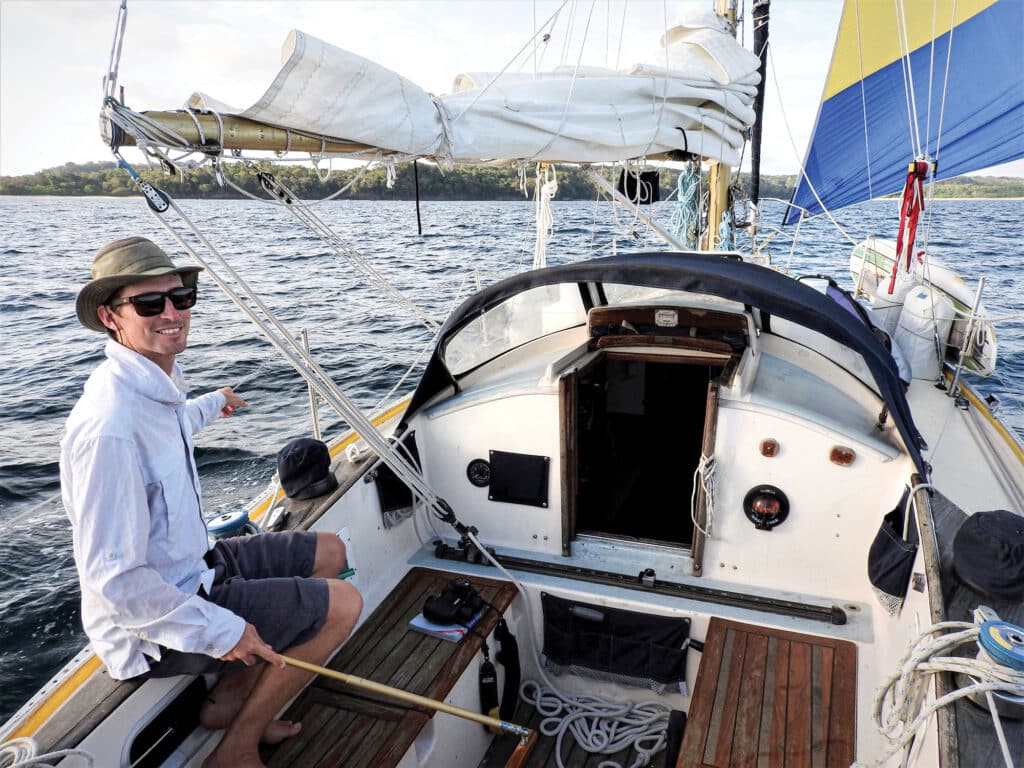 Sailing in the Golfo de San Miguel