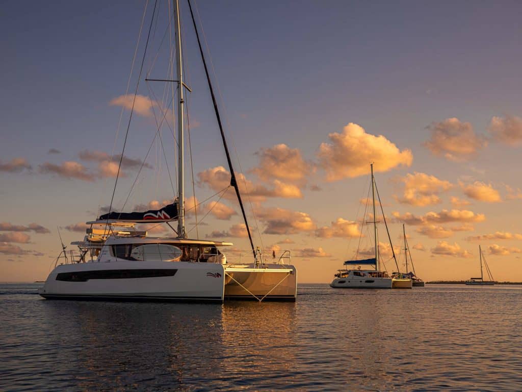 Moorings charter boat