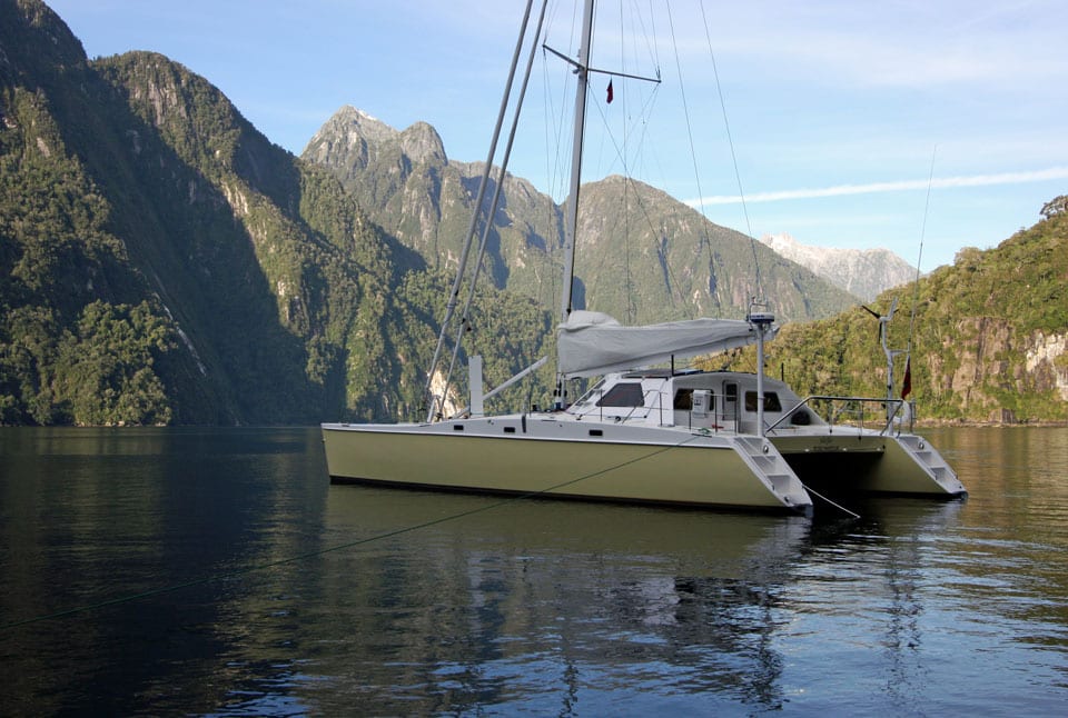 Atlantic 57 catamaran in Patagonia