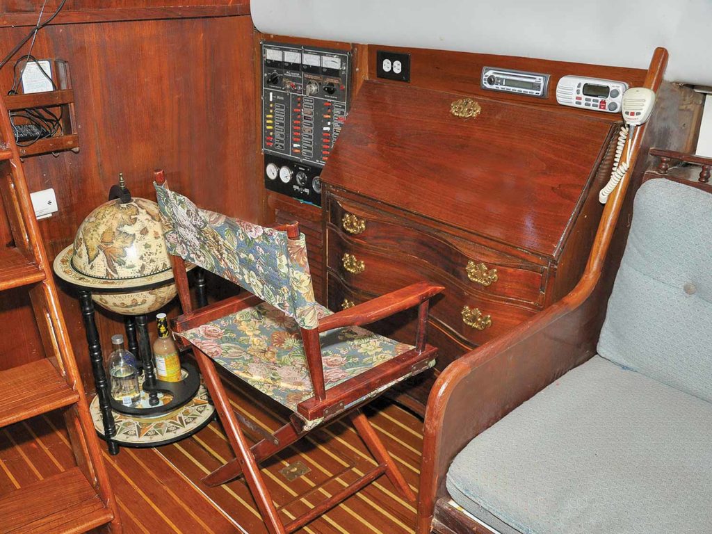 Refinished navigation desk