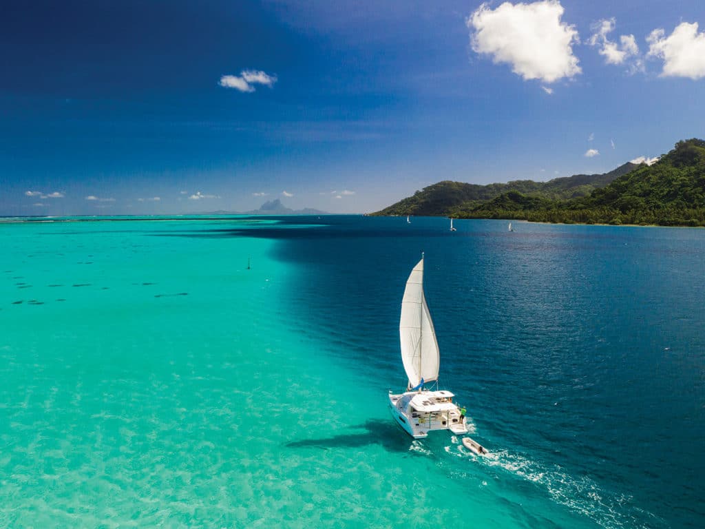 Sailing in Tahiti