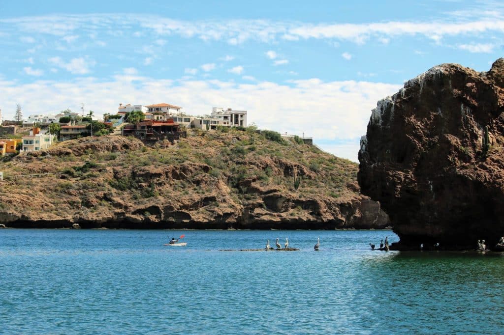 Bahía San Carlos shoreline