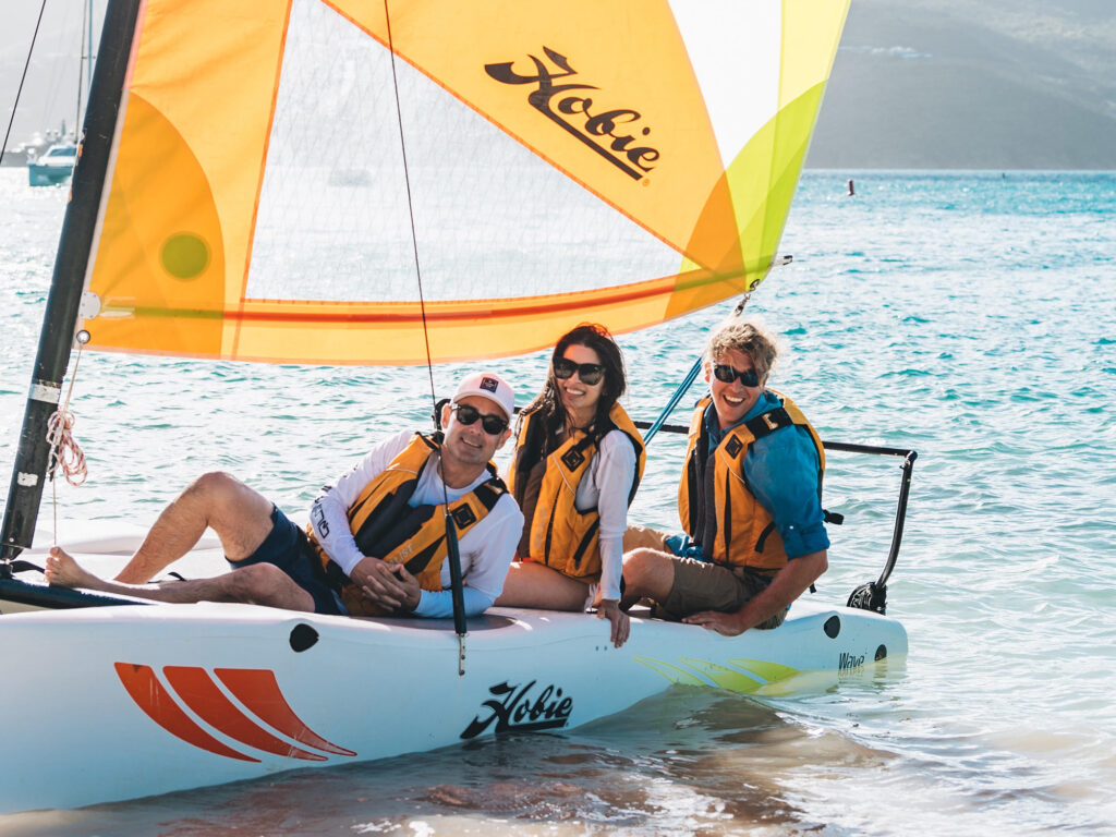 Sailing at the Bitter End Yacht Club