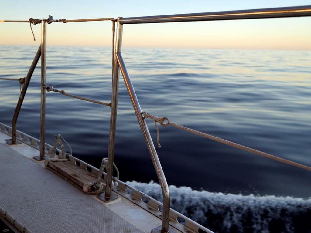 Sailing totem on the passage north